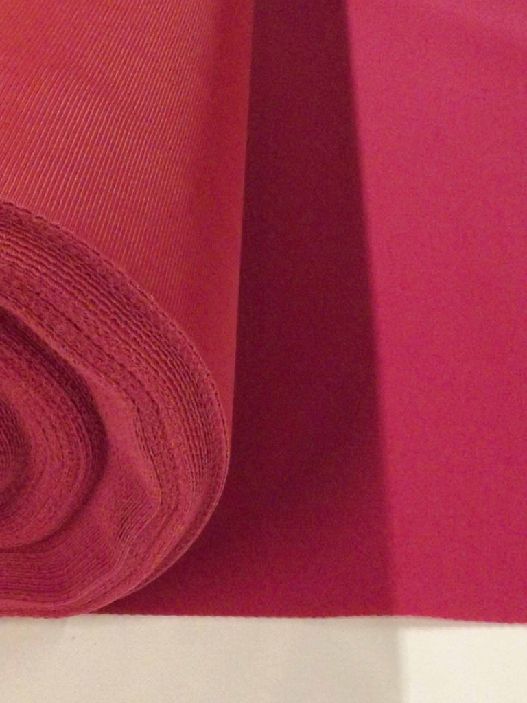 Pink Flock Velvet Fabric 54 inch Wide (Sold By The Roll) - 50 Yards - LushesFabrics