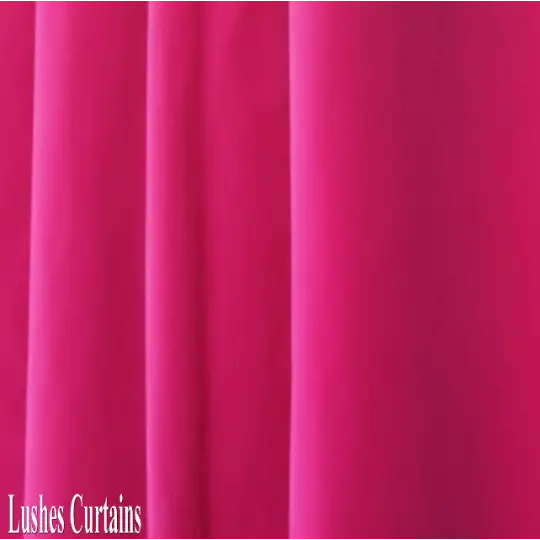 Pink Flocked Velvet Fabric