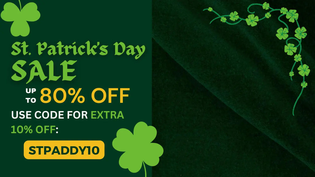 Celebrate St. Patrick’s Day with Lushes Fabrics - 10% OFF + FREE Shipping!