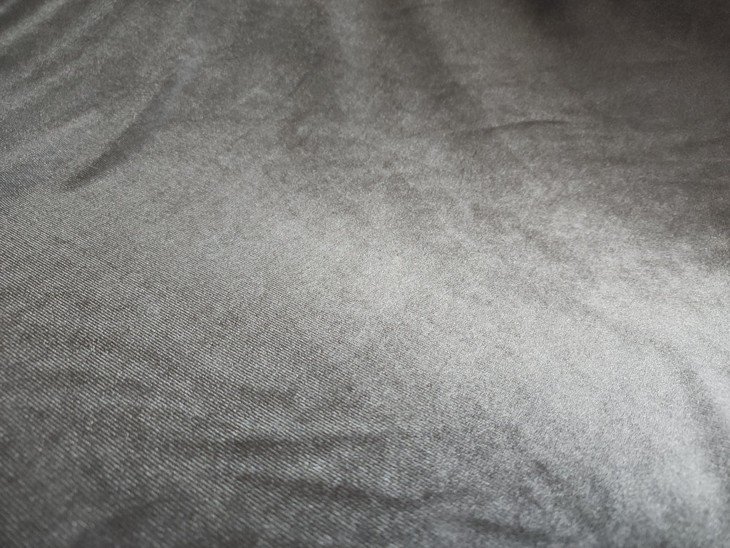 Dark Gray Stretch Velvet Fabric 60 inch Wide (Sold By The Roll) - 50 Yards - LushesFabrics