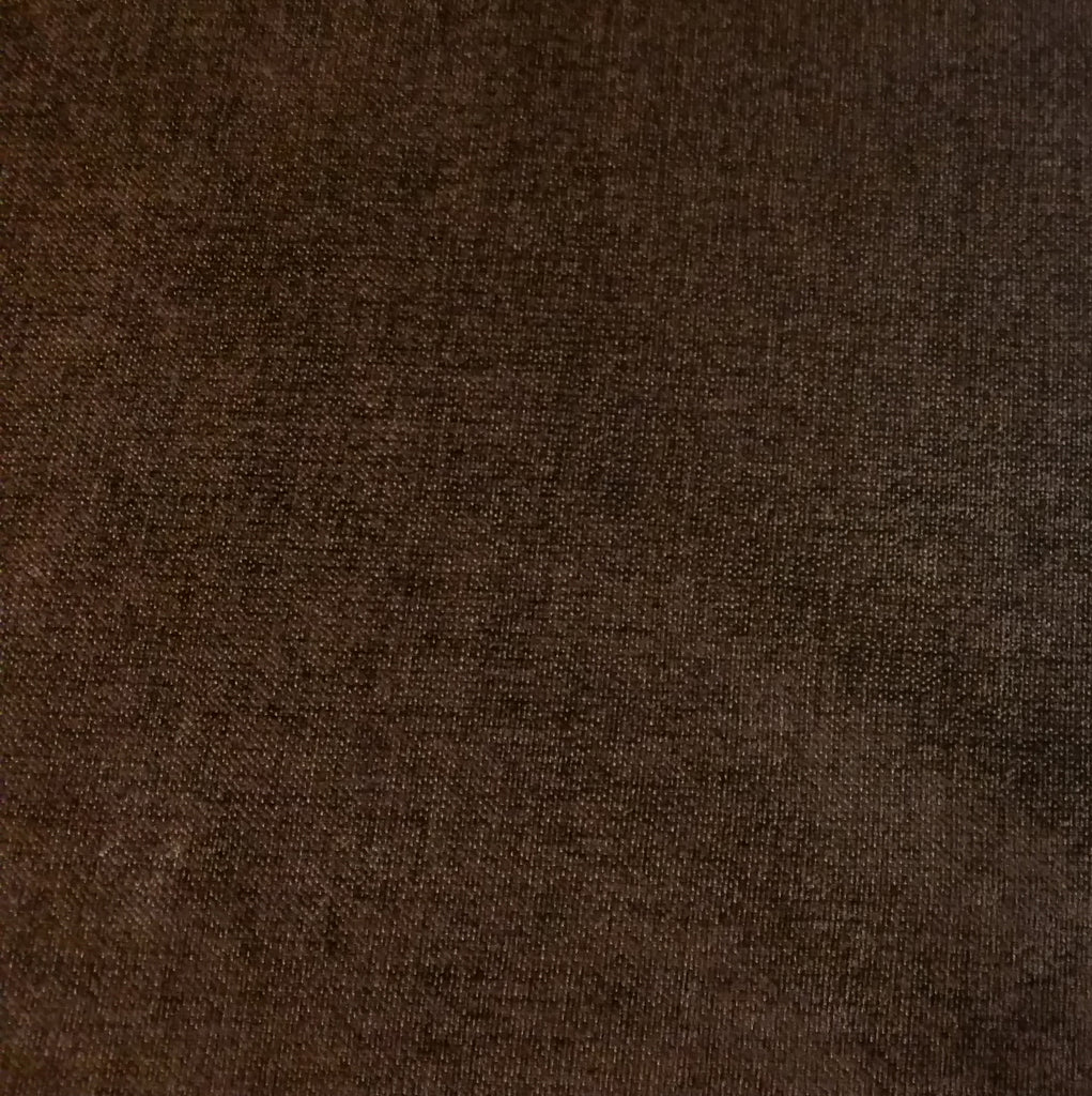 Brown Fire Treated Velvet Fabric 54 inch Wide (Sold By The Roll) - 50 Yards - LushesFabrics