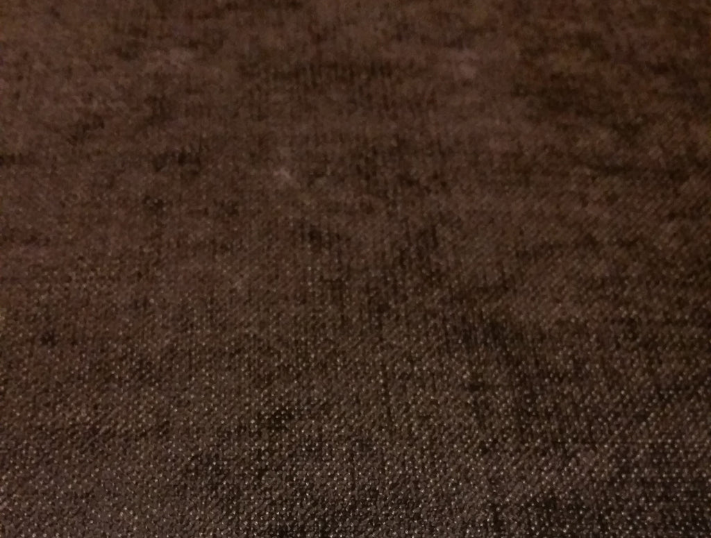Brown Fire Treated Velvet Fabric 54 inch Wide (Sold By The Roll) - 50 Yards - LushesFabrics