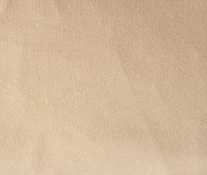 Beige Flock Velvet Fabrics 54 inch Wide (Sold By The Roll) - 50 Yards - LushesFabrics