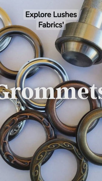Chrome Metal Grommets Eyelets Size #12