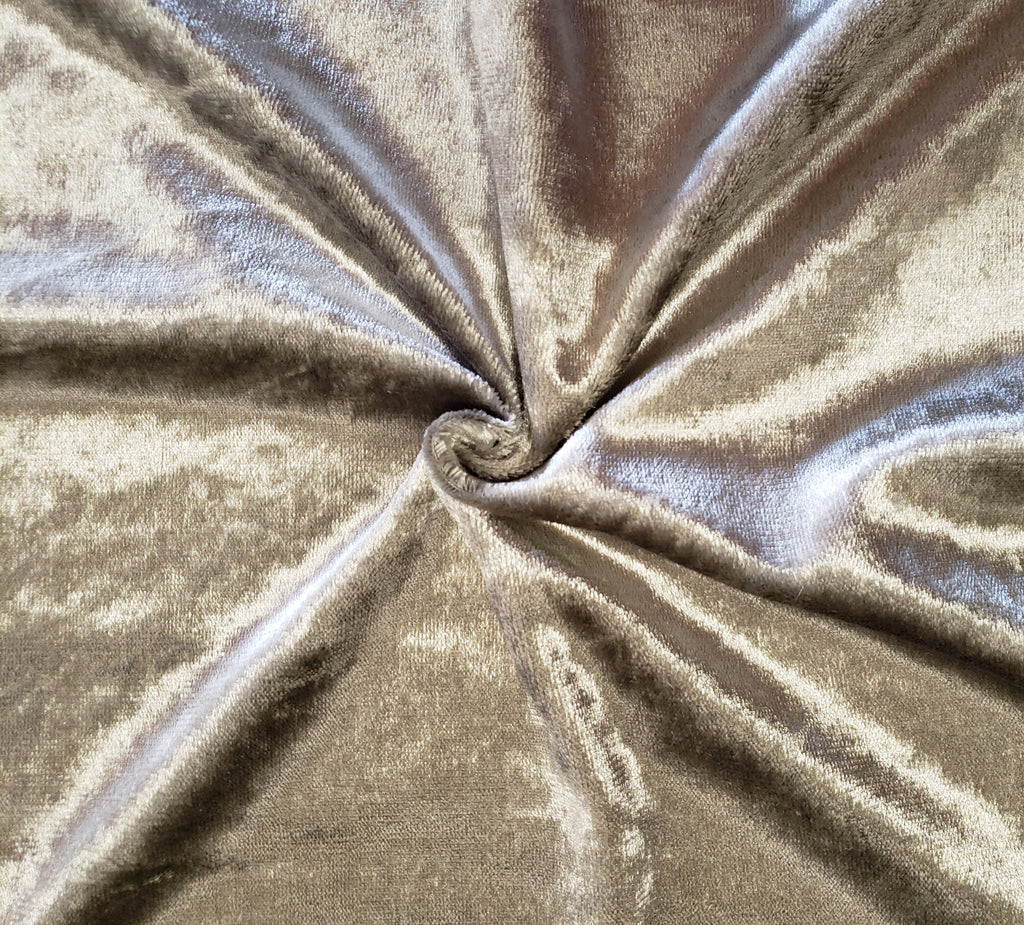 Silver Polyester Tricot Velvet Fabric 54 inch Wide (Sold By The Roll) - 60 Yards - LushesFabrics