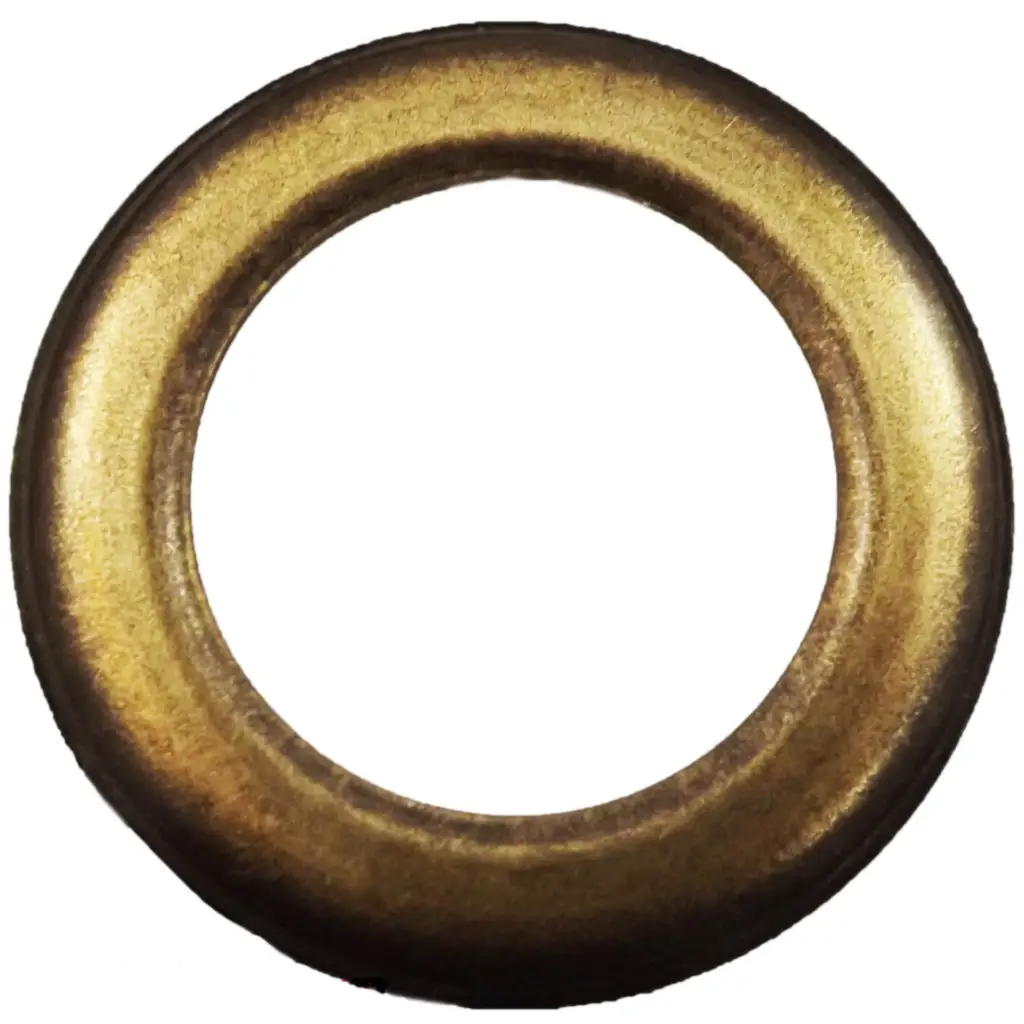 Antique Brass Metal Grommet Eyelets Size #12 - Pack of 10