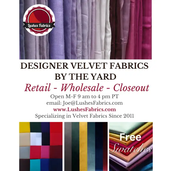 Beige Flocked Velvet Fabrics