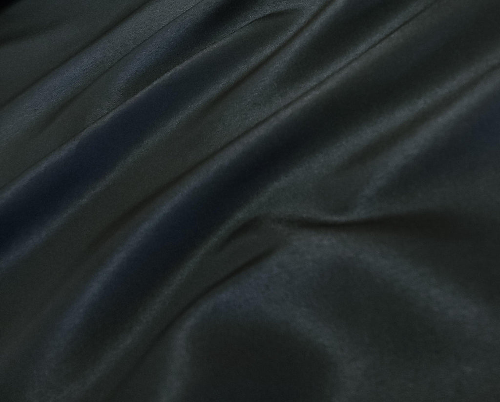 Black Polyester Lining Fabric 63 inch Wide - LushesFabrics
