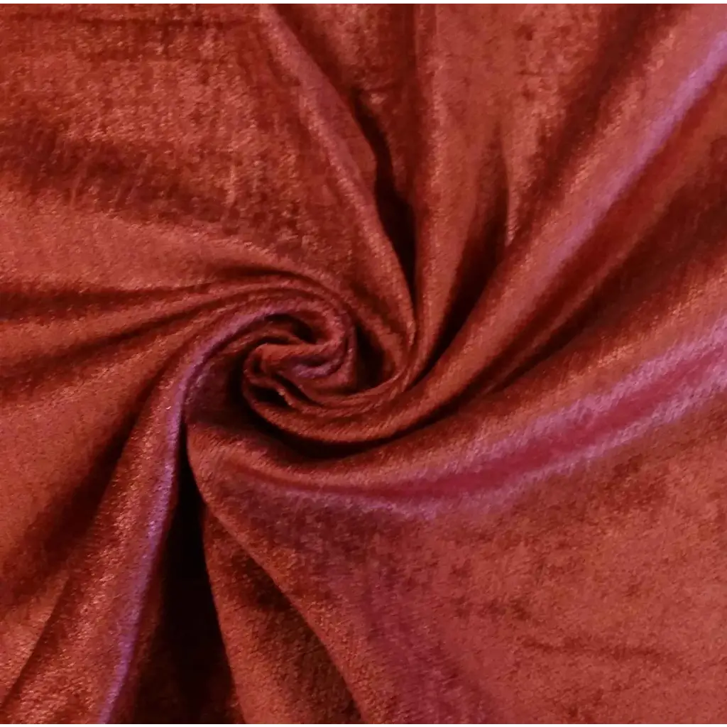 Burgundy Fire Treated Velvet Fabric