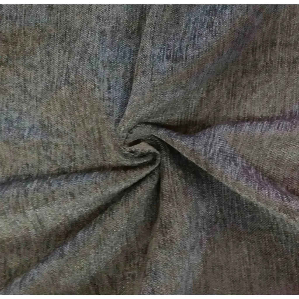 Charcoal Gray Fire Treated Velvet Fabric