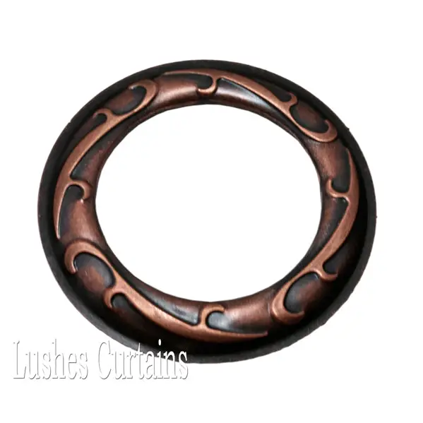 Copper Oxide Metal Grommet Eyelets Size #12 - Design #18 - 