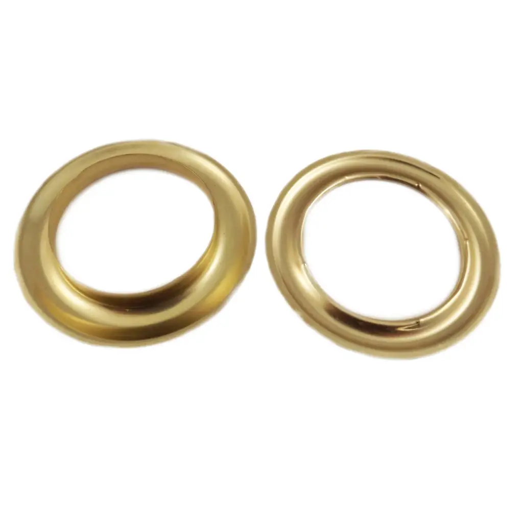 Wholesale High Quality Shiny Gold Brass Eyelet Grommets for