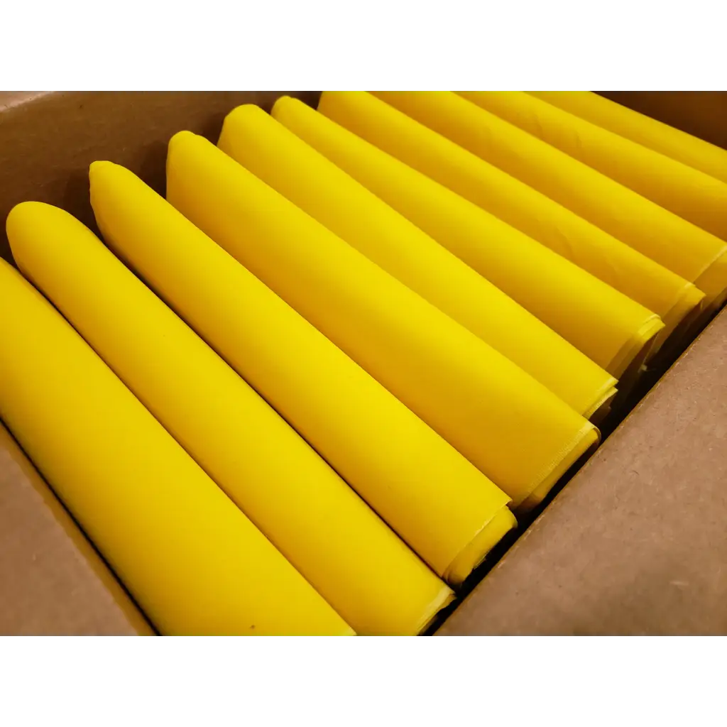 Lot of 10 Yellow Flocked Velvet Fabric Yards Cut Roll End 