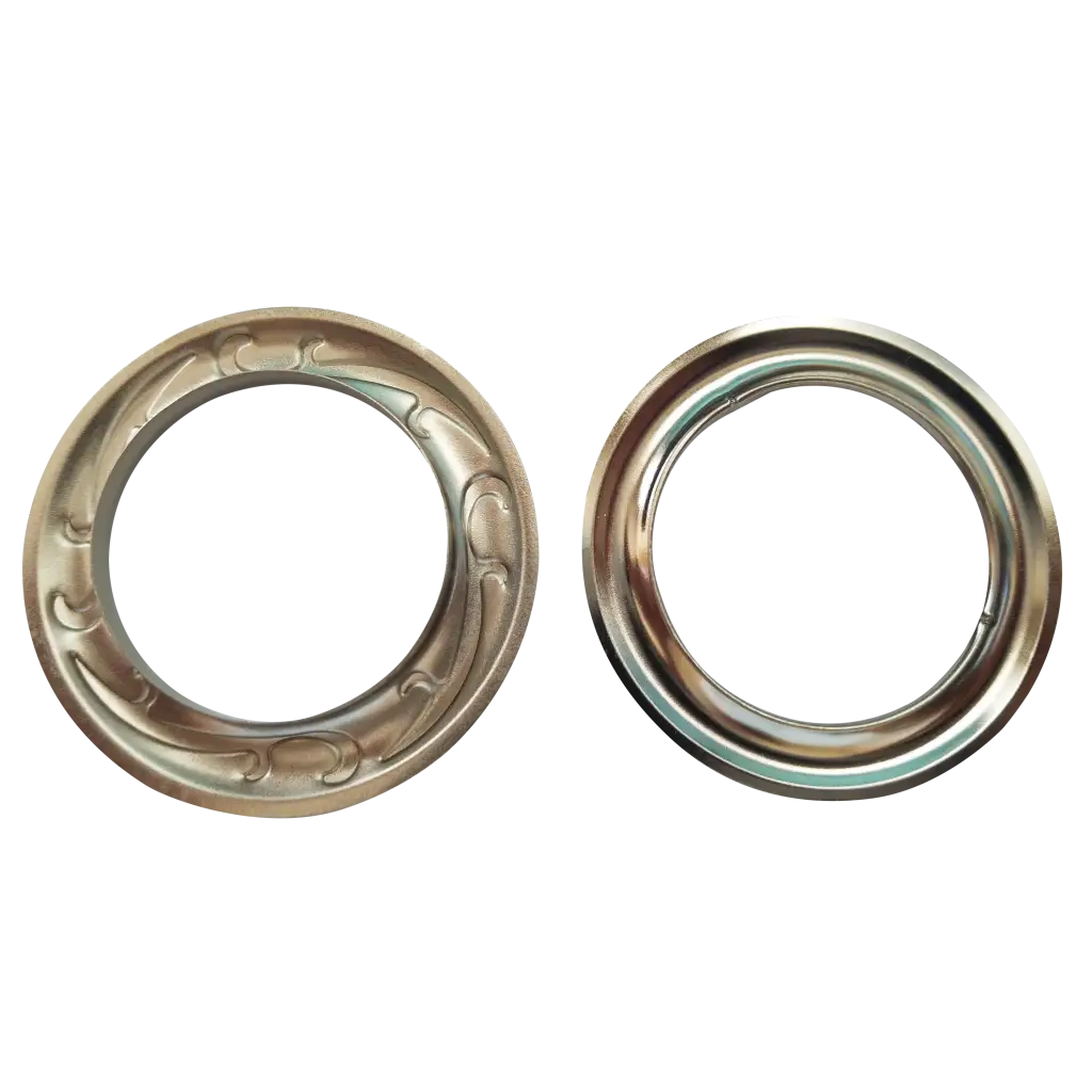 Nickel Metal Grommet Eyelets Size #12 - Design #18