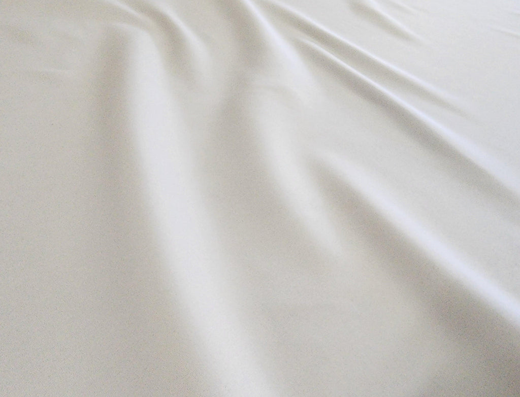 White Polyester Lining Fabric 59 inch Wide - LushesFabrics