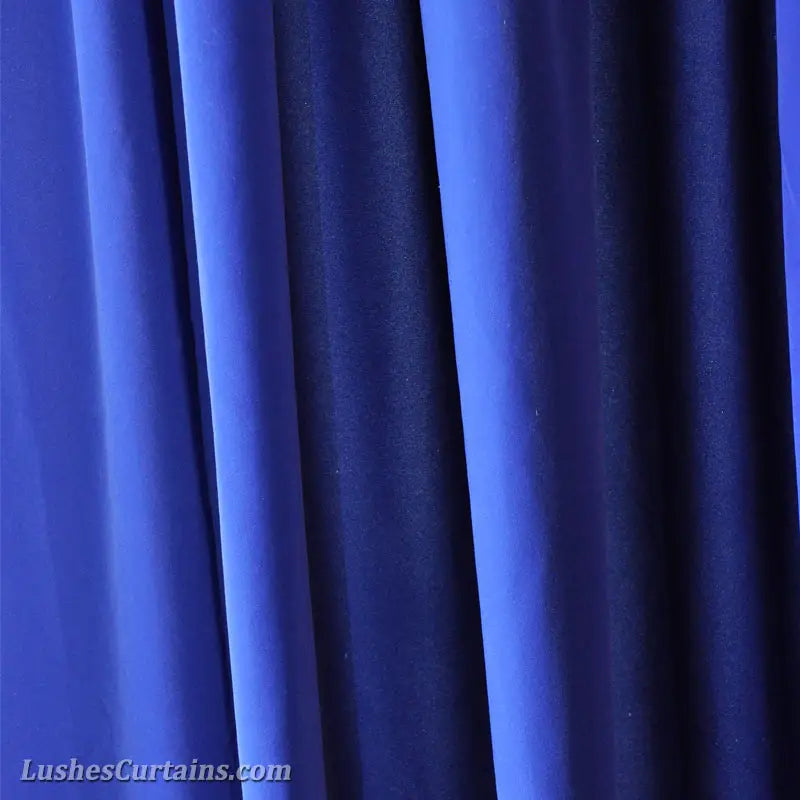 Royal Blue Flocked Velvet Fabric