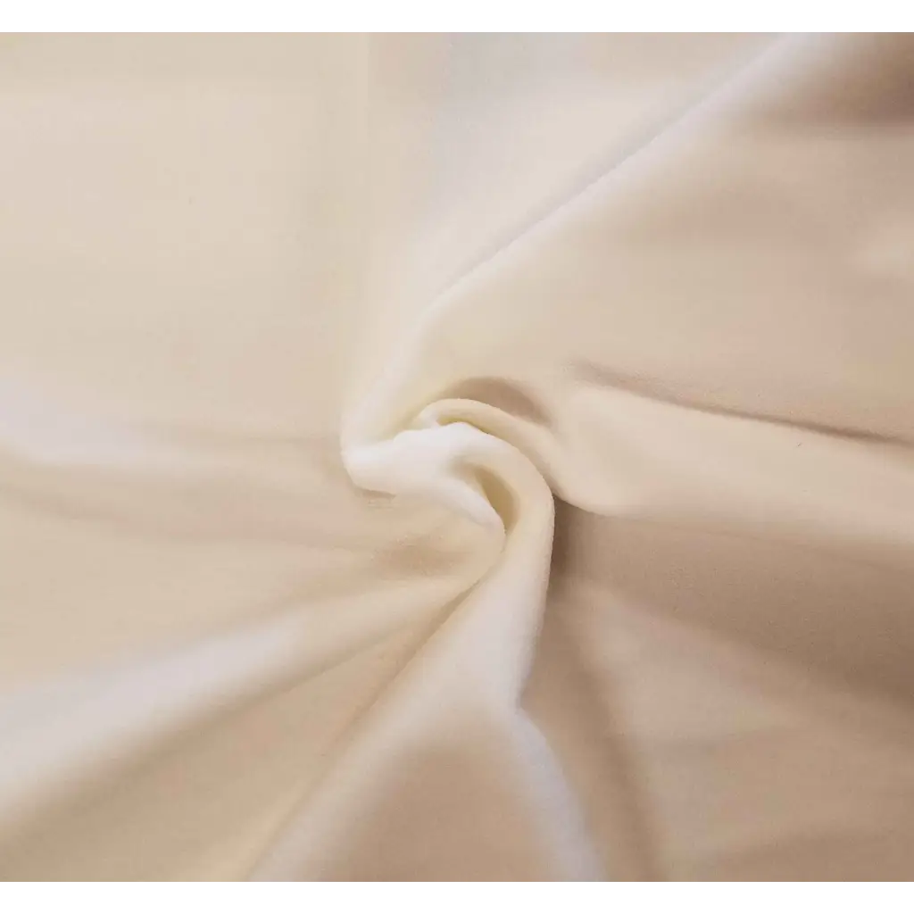 White Cotton Velvet Fabric